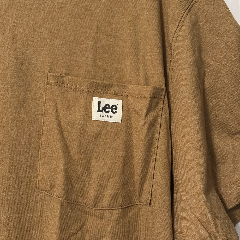 Lee Men's Brown T-Shirt - Picture 3 of 5